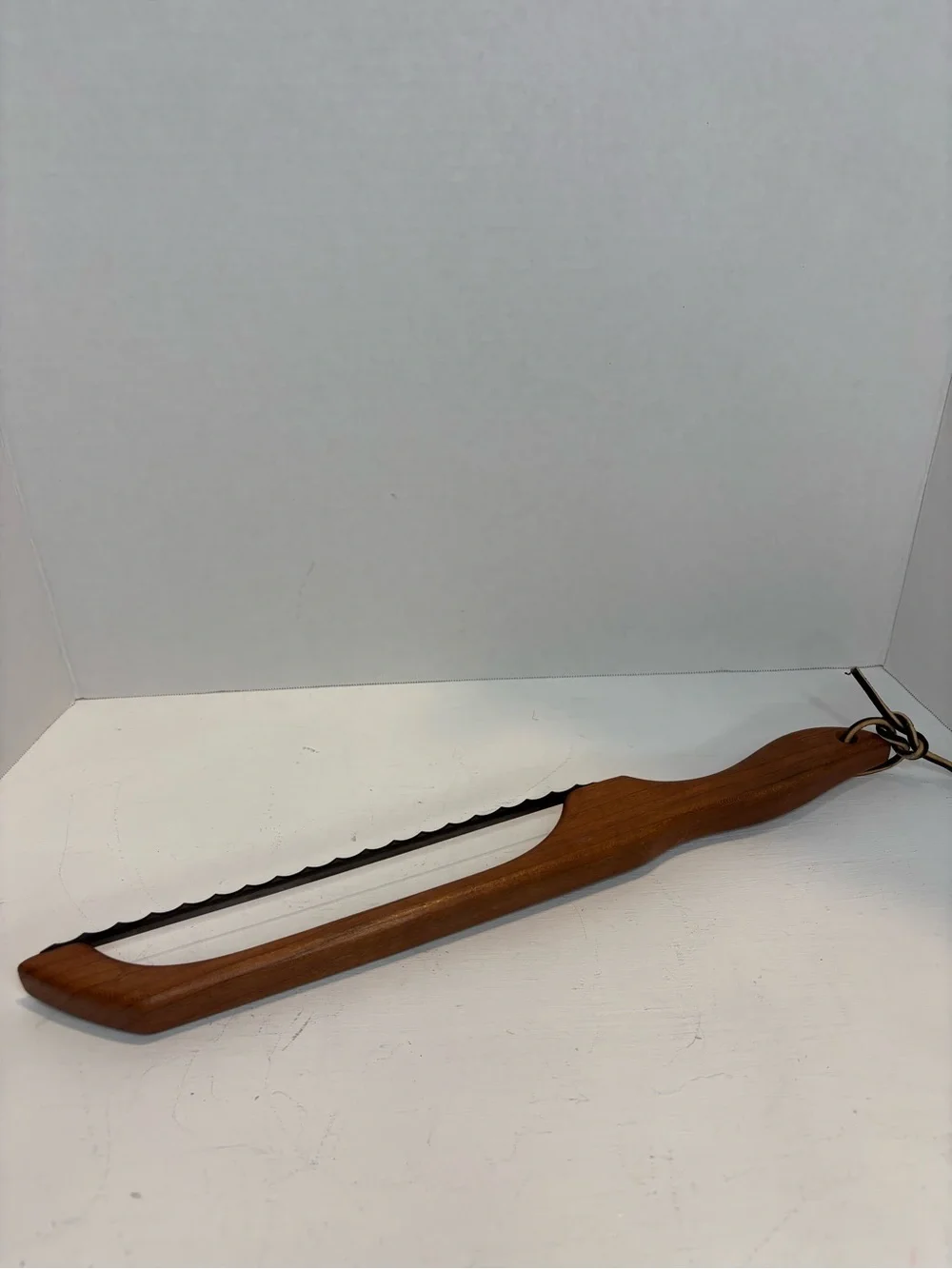 Wooden Appalachian Bread Bow Knife handcrafted by Robert Linn